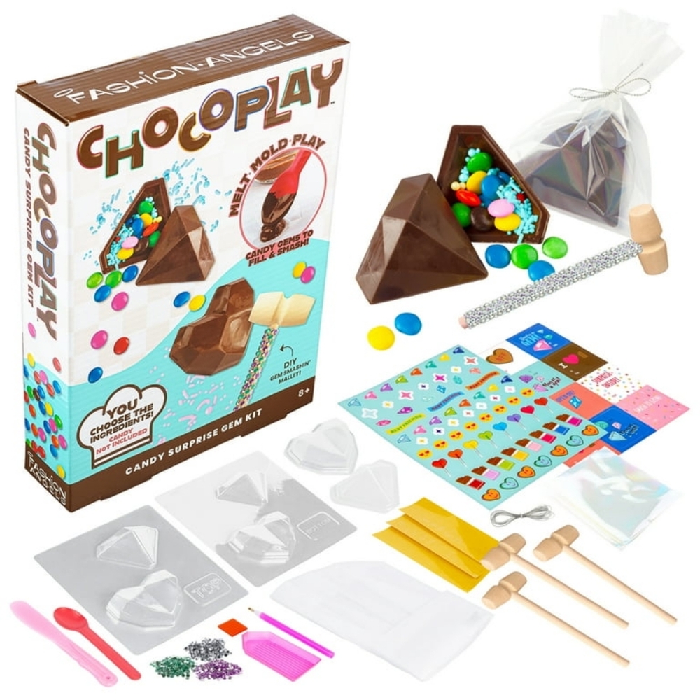 Fashion Angels Chocoplay Candy Making Kit Breakable Candy Surprise Gems
